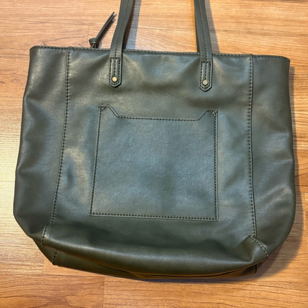 Universal Thread Goods Co. Dark Green Large Tote Handbag